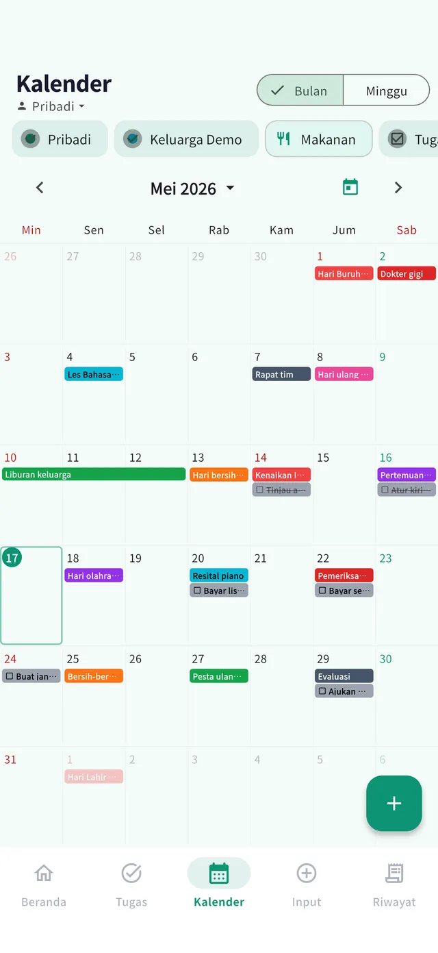 Layar kalender